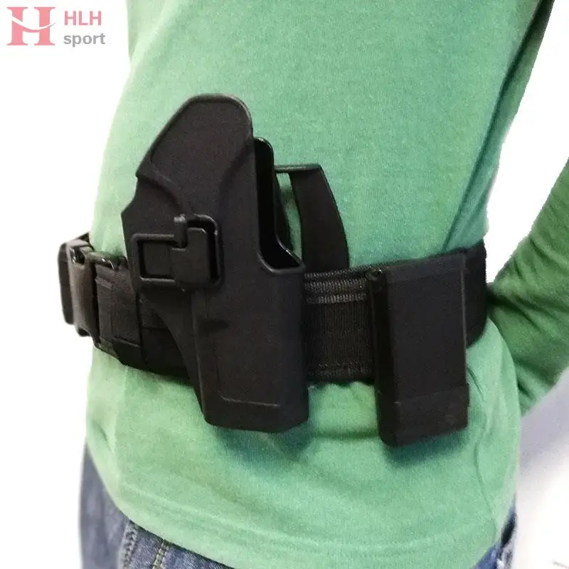 Тактическая мягкая кобура для пистолета Glock 17 19 с Молле поясной мешочек от 9 мм до
