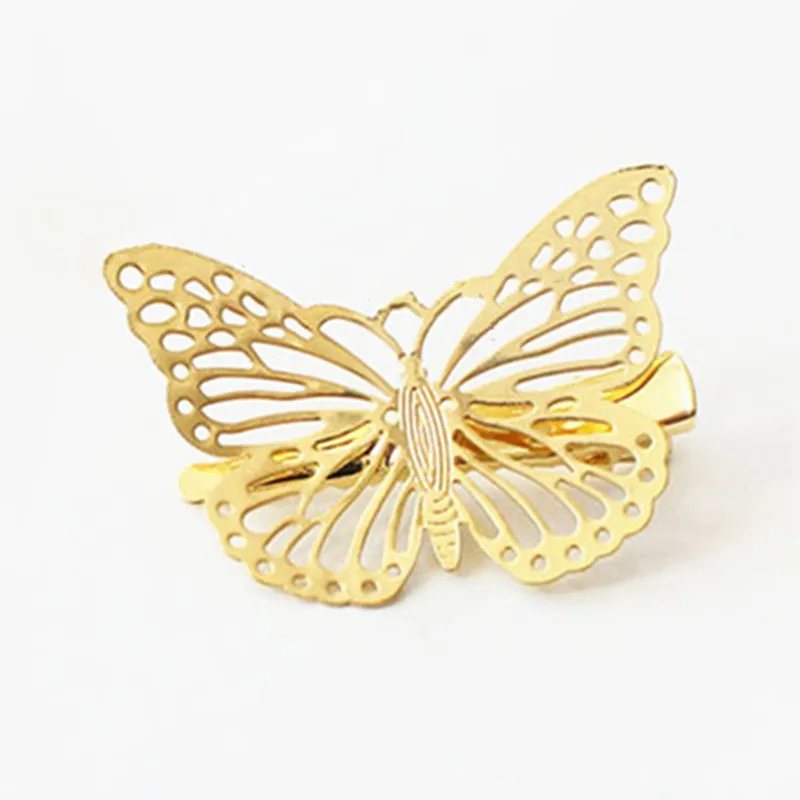 Shiny Golden Butterfly Hair Clip Headband Hair Accessories Headpiece Metal Gift Shiny Golden Butterfly Hair Clip Headband Hair Accessories Headpiece Metal Gift