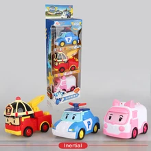 3pcs Original Robocar Poli Transformation Robot Car Children Toy Korea Poli Robocar Anime Action Figure Toys for Kids Gift