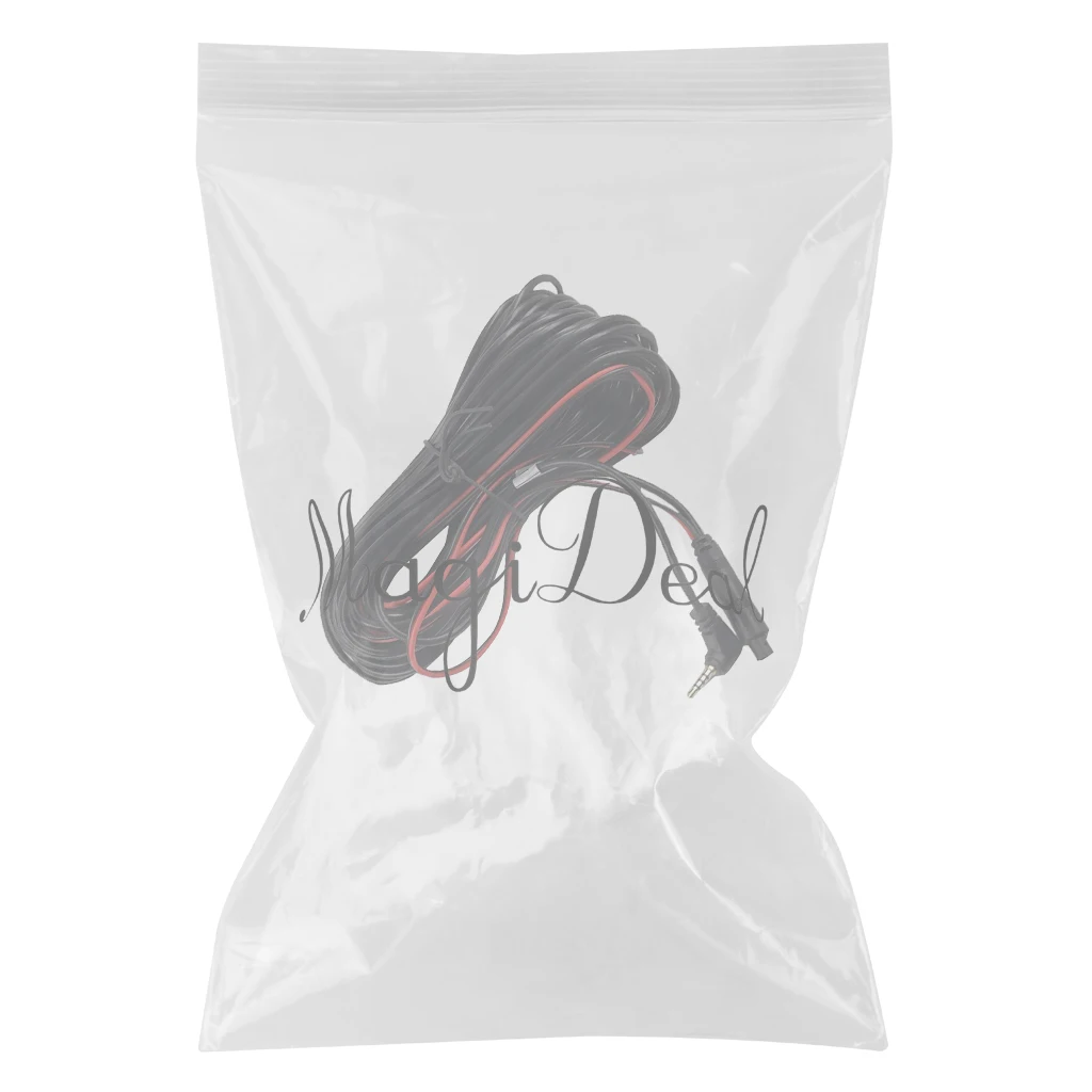 Universal Car Rear View Reverse Camera Recorder 4Pin to 2.5mm Cable with Amplifier Resist Corrosion Durability