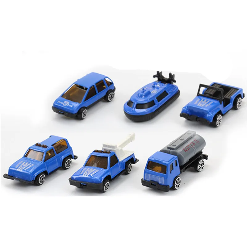 21 в 1 детский игрушечный полицейский автомобиль грузовик Diecasts и игрушечных машин