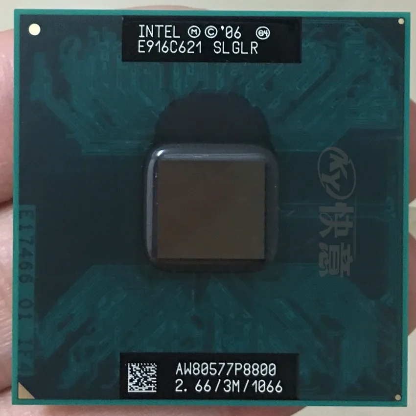 Процессор Intel Core 2 Duo P8800 cpu для ноутбука PGA 478 cpu исправно работает