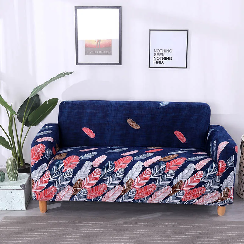 Красочный принт эластичный стрейч все включено полиэфирный чехол для дивана моющийся Универсальный мебельный чехол для гостиной - Цвет: Color 11