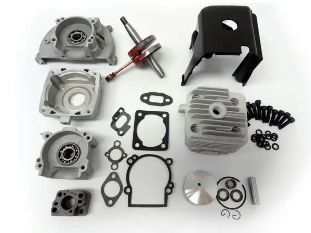 4 Bolt 38mm 34cc Long Block Rebuild Kit2