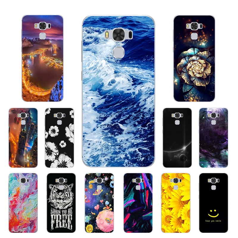Case for ASUS Zenfone 3 Max ZC553KL Cover Billow Printing Soft Silicone Bags Fundas zc553kl Phone Cases |