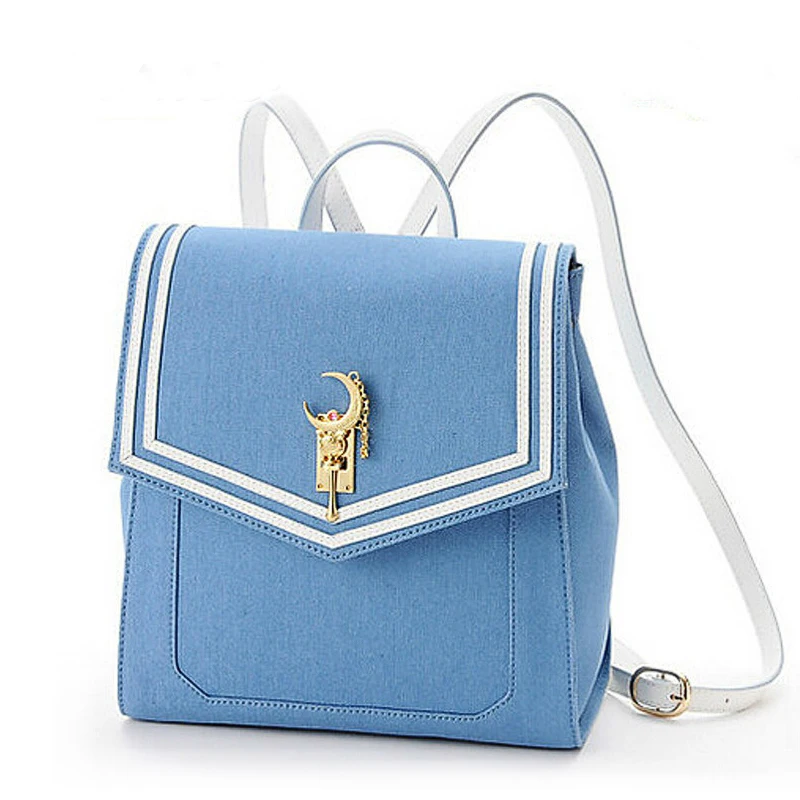 2017 Girl Cute Sailor moon Backpack LUNA Cat Schoolbag Sailor moon 20th Women Leather Backpack Bookbag bookbags-for-girls : image 2017 Girl Cute Sailor moon Backpack LUNA Cat Schoolbag Sailor moon 20th Women Leather Backpack Bookbag bookbags-for-girls