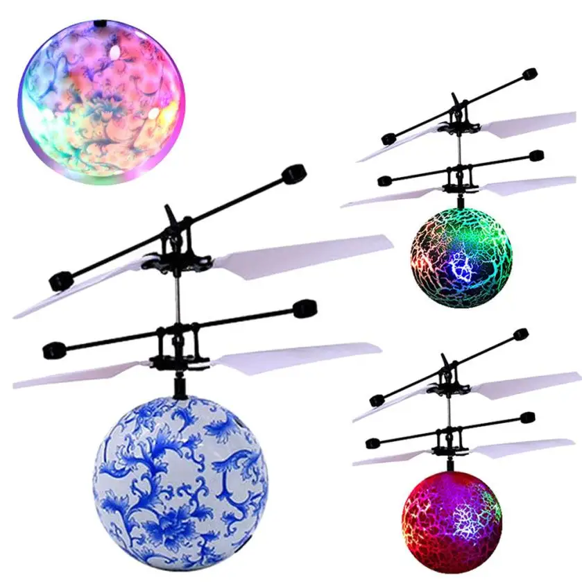 

RC Flying Ball Drone Helicopter Ball Built-in Shinning LED Lighting for Kids Teenagers Colorful flashing ball flying helicopter
