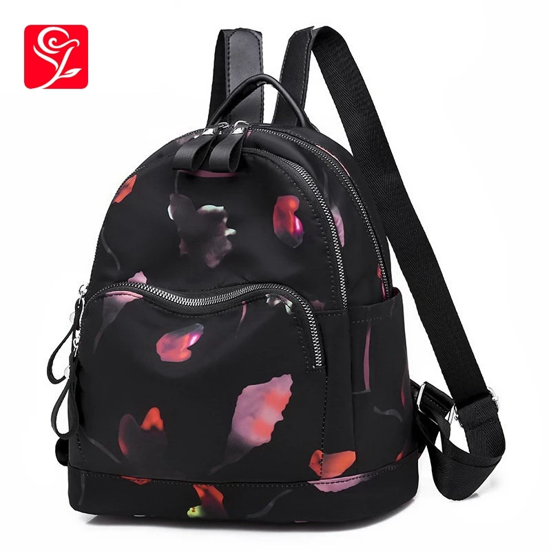 

ACEUS Casual Printing Backpack Women Oxford Cloth School Bag For Teenagers Girls Fashion Backpack Shoulder Bag Female