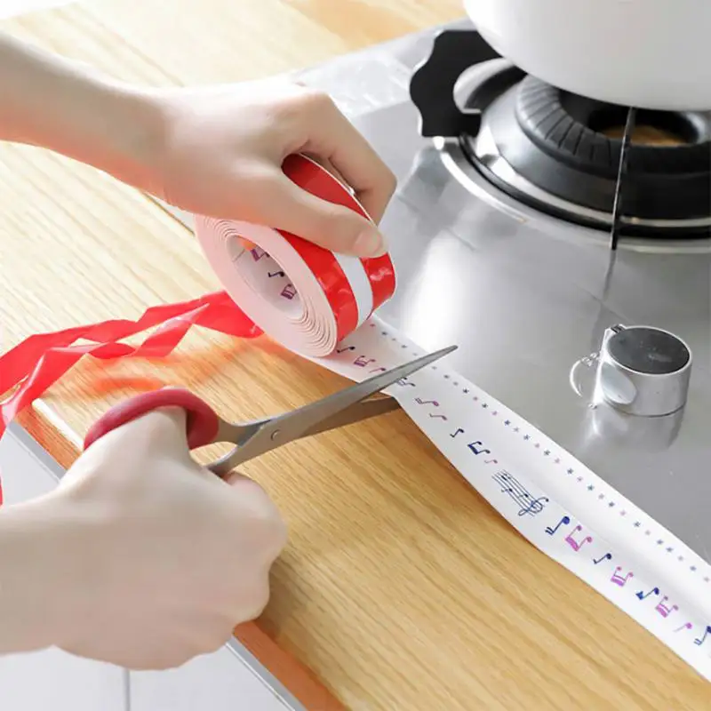 

Kitchen Waterproof Mildew Proof Adhesive Tape Self-Adhesive Sealing Tape Toilet Corner Bathroom Wall Corner Line Sink Stickers