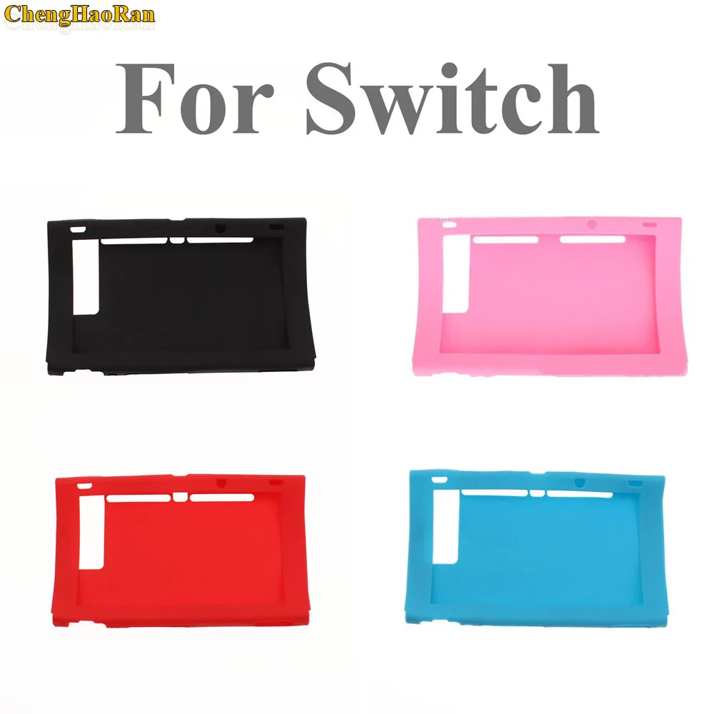 

ChengHaoRan 4color Silicone Rubber Soft Host Display Screen Protective Skin Cover Case For Nintendo Switch NS Console protector