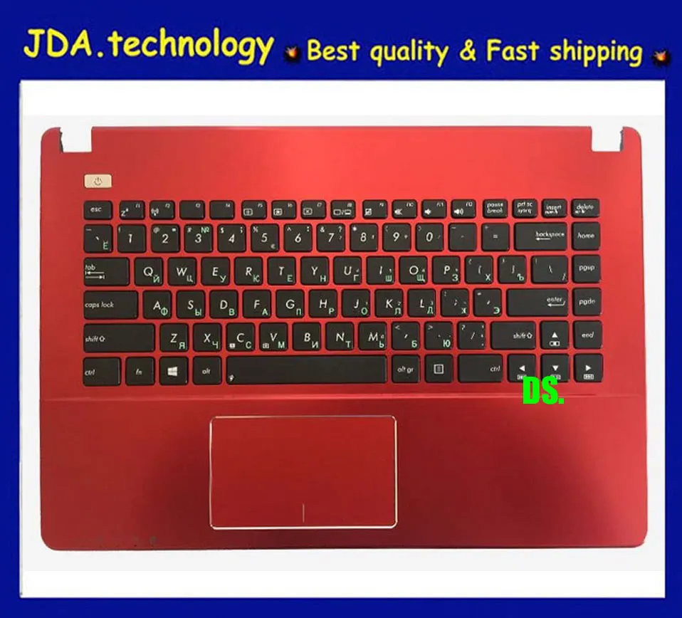 Wellendorff / Топ чехол для Asus A450 X450 X450C X450V F450 palmest RU русская клавиатура верхняя крышка, красный