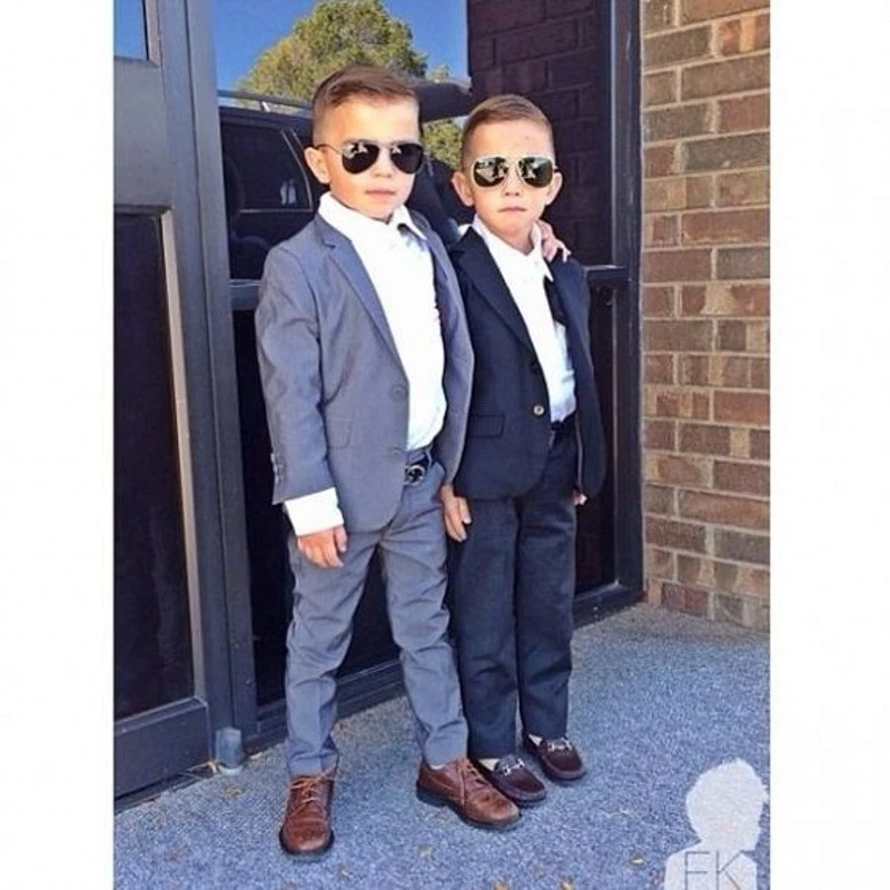 Trajes modernos de 2 botones 2019 para niños para desfile de fiesta de boda de ocasión formales hechos a medida la mejor opción para niños|suit teenager|suit menssuit set - AliExpress