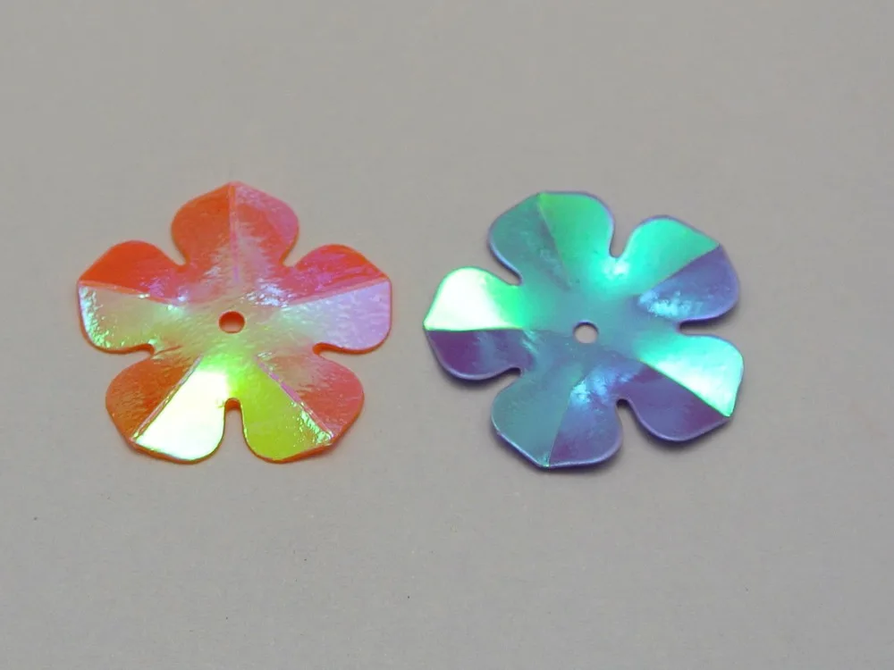 450 Mixed Color Flower loose sequins Paillettes 20mm sewing Wedding craft | Украшения и аксессуары