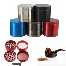 Wholesale Herb Grinder 40mm 4parts Zinc Alloy High Quality Tobacco Smoke Crusher Hand Muller Tobacco Accessories