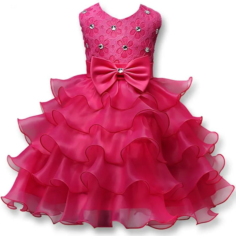Best Selling A-Line Flower Girl Dresses Beading Lace Girls Pageant Dresses 2019 Girl Communion Dress Ruffles Kids Formal Wear (13)