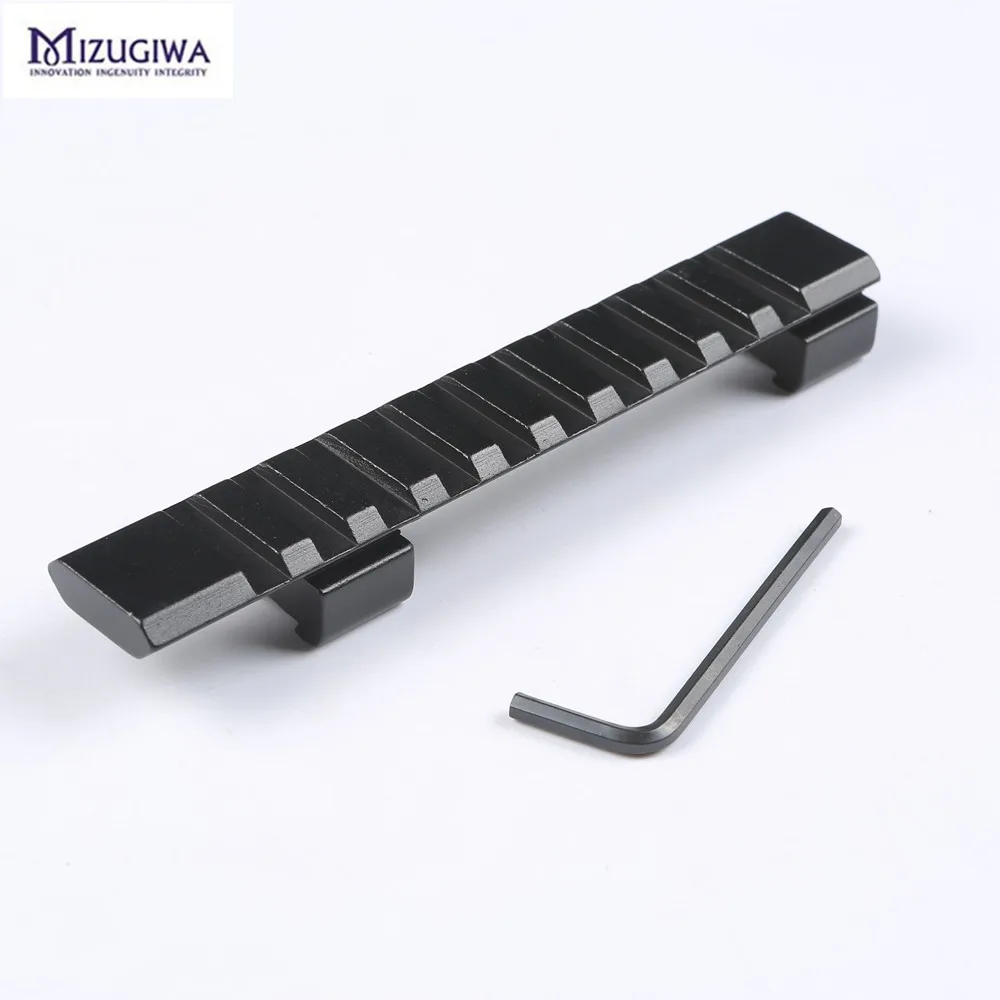 Scope Mount 11mm to 20mm Picatinny Rail Adapter Weaver Rail with 10