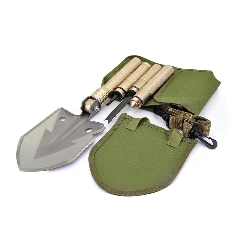 Military Folding Shovel Gardens Camping Survival Multifunctional Spade Shovel Outdoor Pocket Knife Multitool Gardening Tools