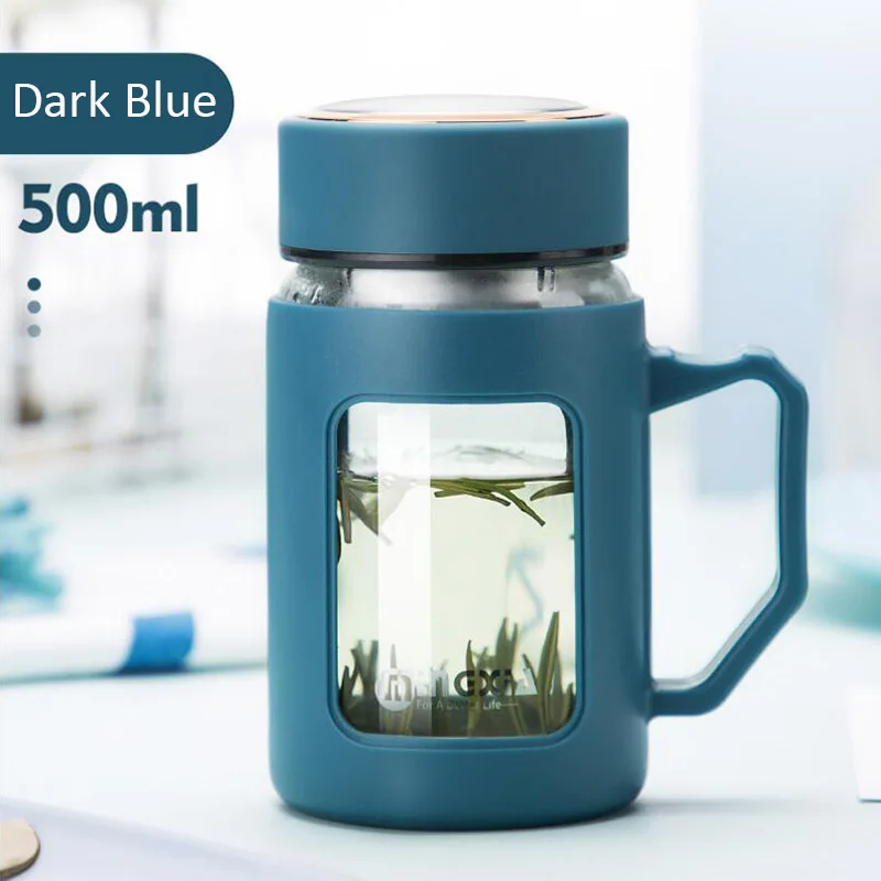 Хрустальная стеклянная бутылка для воды BPA бесплатно моя портативная напитков.