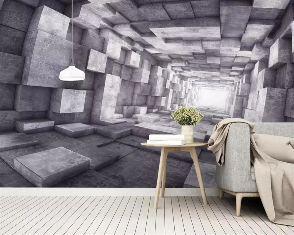 Beibehang пользовательские обои 3D Европейский ретро расширение пространства туннель промышленная задняя гостиная спальня ТВ вид 3d обои