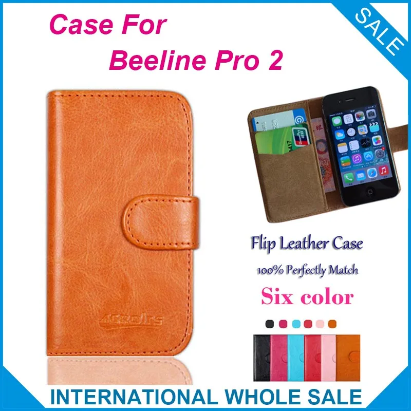 Новинка лидер продаж! Эксклюзивный кожаный чехол для Beeline Pro 2 номер отслеживания