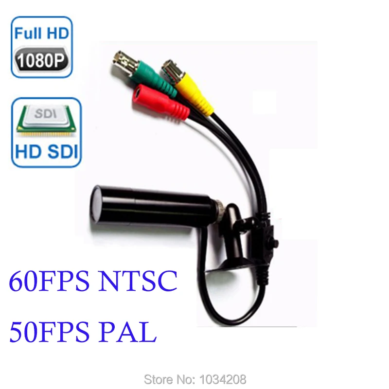 Video Surveillance 60FPS Mini Bullet SDI font b Camera b font Board Lens 2 1Megapixel Panasinic