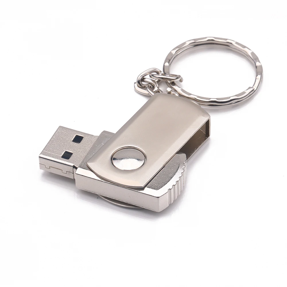 32 ГБ 64 ГБ USB 2,0 Flash Drive флешки вращающийся металлический USB2.0 накопитель 32 г 64 г Memory Stick У диска с флэш-карту, брелок