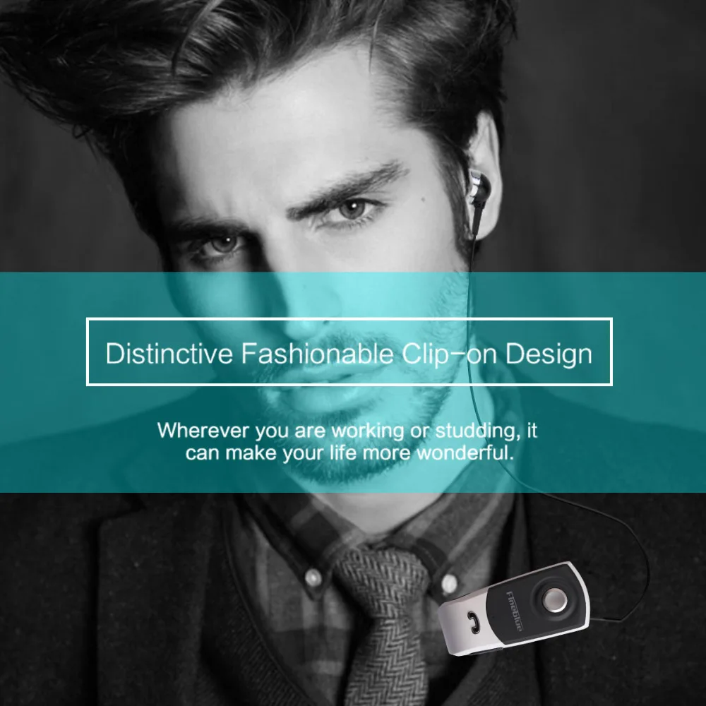 Беспроводные Bluetooth наушники Fineblue F960 бизнес гарнитура с микрофоном звонки