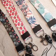 Ремни для мобильного телефона с цветочным принтом держатель для телефона брелок Гепард нагрудные опознавательные Значки для идентификации владельцев животных телефон шеи ремни