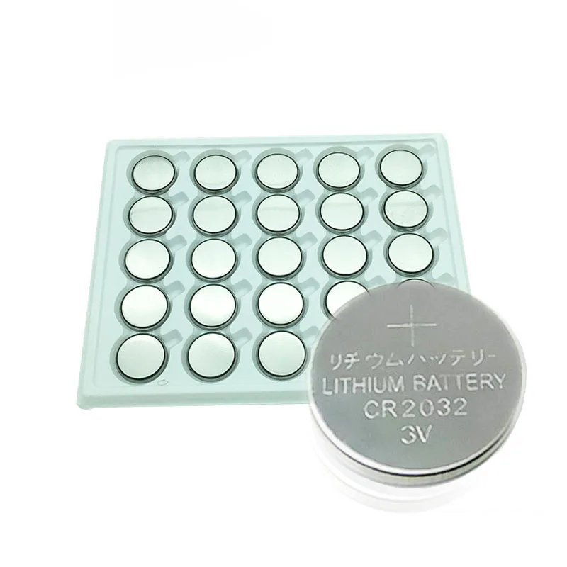 

25pcs/Lot CR2032 3V Cell Coin Button Battery lithium Li-ion DL2032 battery Watches,clocks, toys calculators free shipping