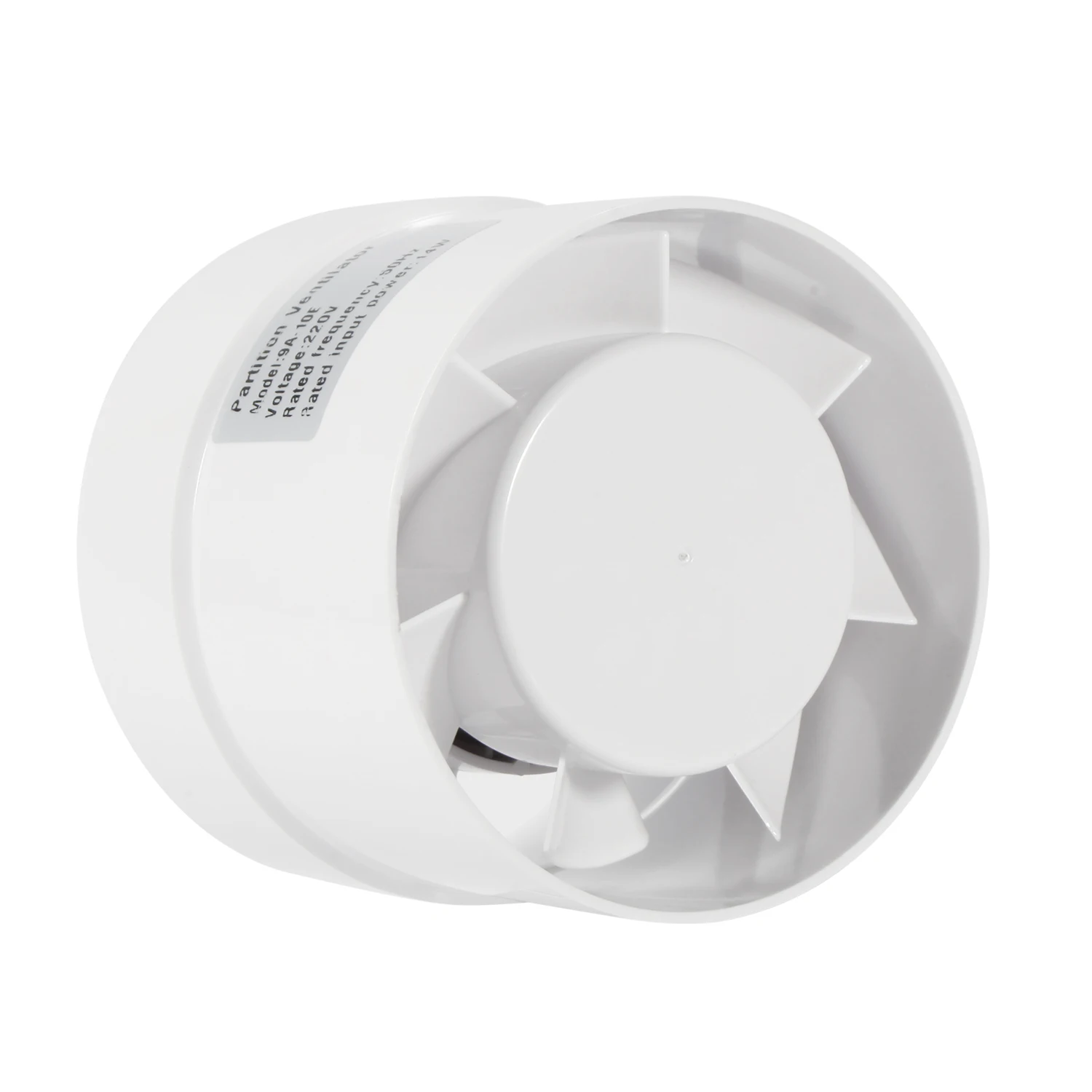 4/ 5/ 6 inch'' Ventilation Round Duct Booster Fan Exhaust Ventilator Air Vent for Window Wall Bathroom Toilet Kitchen Fan 220V