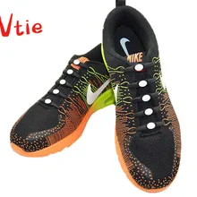 12 шт./партия; Chaussure; обувь для мальчиков и девочек; женский Силиконовый Эластичный шнурок без шнуровки; Все кроссовки; ленивые шнурки на ремешке