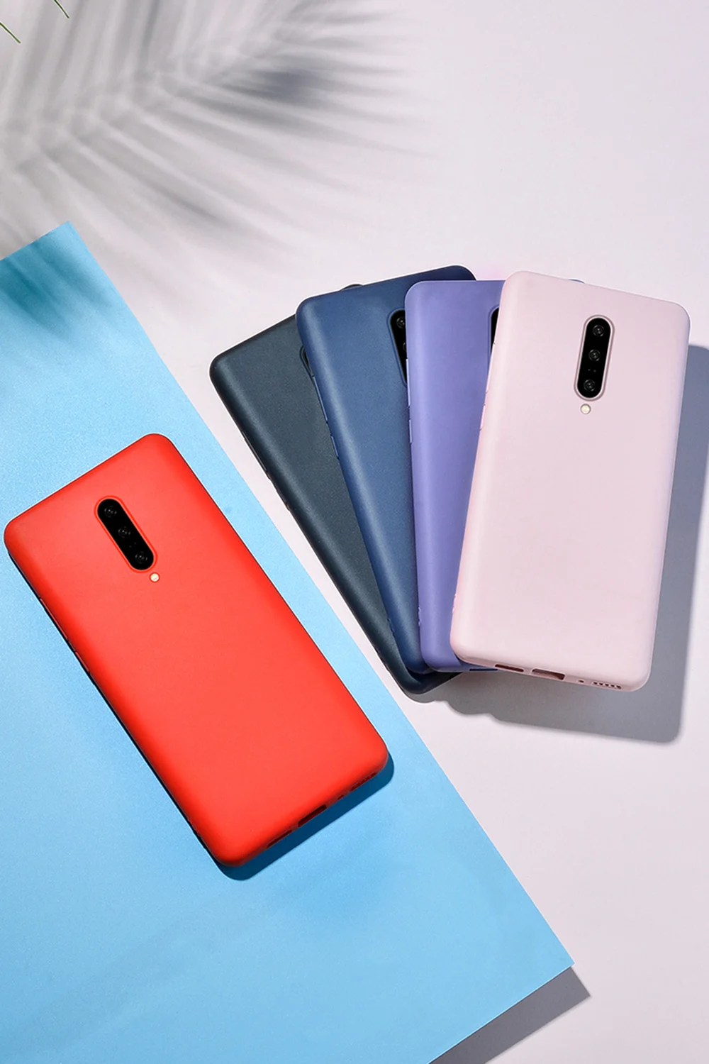 Жидкий силиконовый чехол для телефона Oneplus 7T 5 5T 6T 7 Pro, мягкий резиновый однотонный чехол для One Plus 6 6T 7 Pro Capa