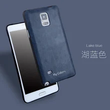 Pour Samsung Galaxy Note 4 Cas Simple De Mode Silicone et PU Cas de Téléphone en cuir Pour Samsung Galaxy Note 4 N9100 telefon Couverture