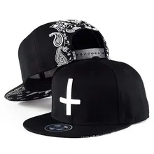 Cross Printing Leisure Baseball Cap Fashion Snapback Classical Hat Hip Hop Cap For Men&Women Gorras Planas Casquette Bone
