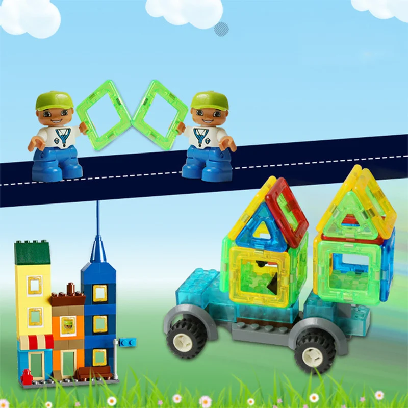 

New Building Blocks DIY Build Magnetic Piece Piece Deluxe Set New Children's Educational Toy Children's Toy Building Block