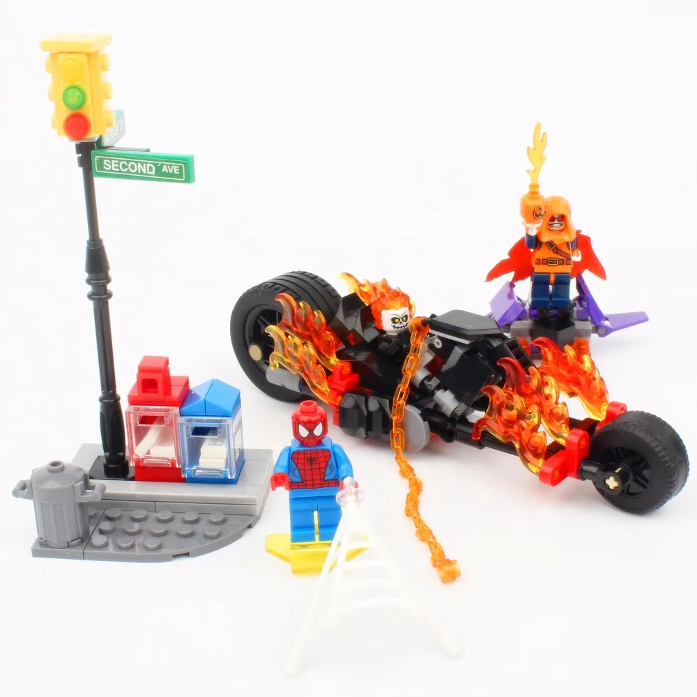 lego spider man and ghost rider team up