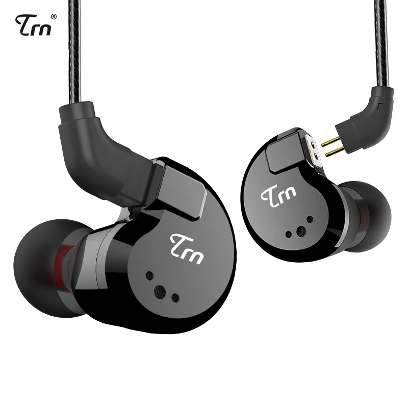 TRN V80 2BA с 2DD гибридные металлические наушники в ухо IEM HIFI DJ Monito спортивные наушники ушные наушники гарнитура 2Pin съемная