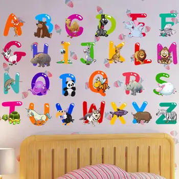 

Removable Letter Alphabet Waterproof PVC DIY Wall Sticker Kids Room Door Decor