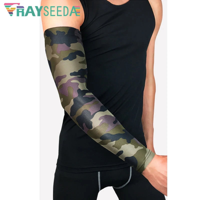 Мужские спортивные защитные нарукавники Rayseeda для бега волейбола велоспорта