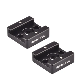 

2 Pack Cold Shoe Mount Adapter Base Bracket with 1/4" Thread Mounting Screws for Camera Cage Moniter LED Light Microphone Flash