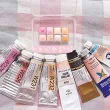 Ручная работа aquarella van Gogh Holbein Mijello все бренды водного цвета, цвета кожи, телесного цвета пигмент, 0,5 мл/1 мл дорожная упаковка