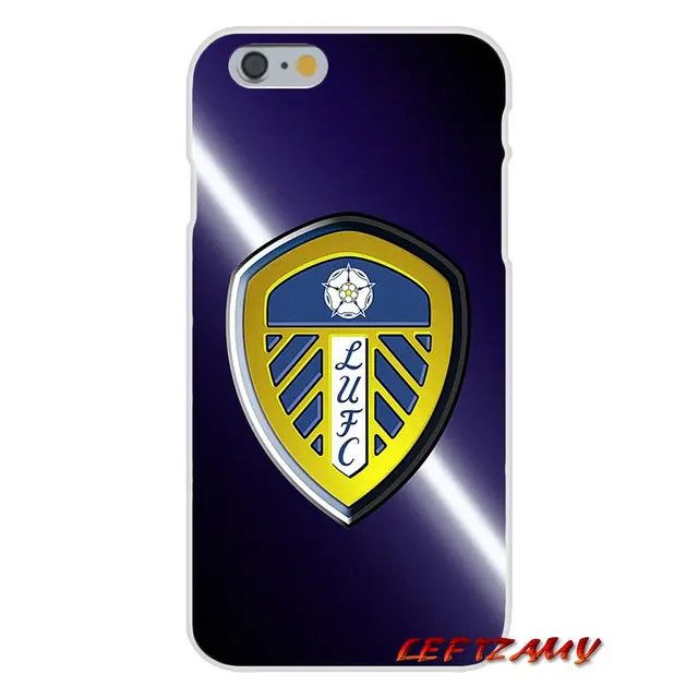 Accessories Phone Shell Covers Leeds United logo For iPhone X 4 4S 5 5S