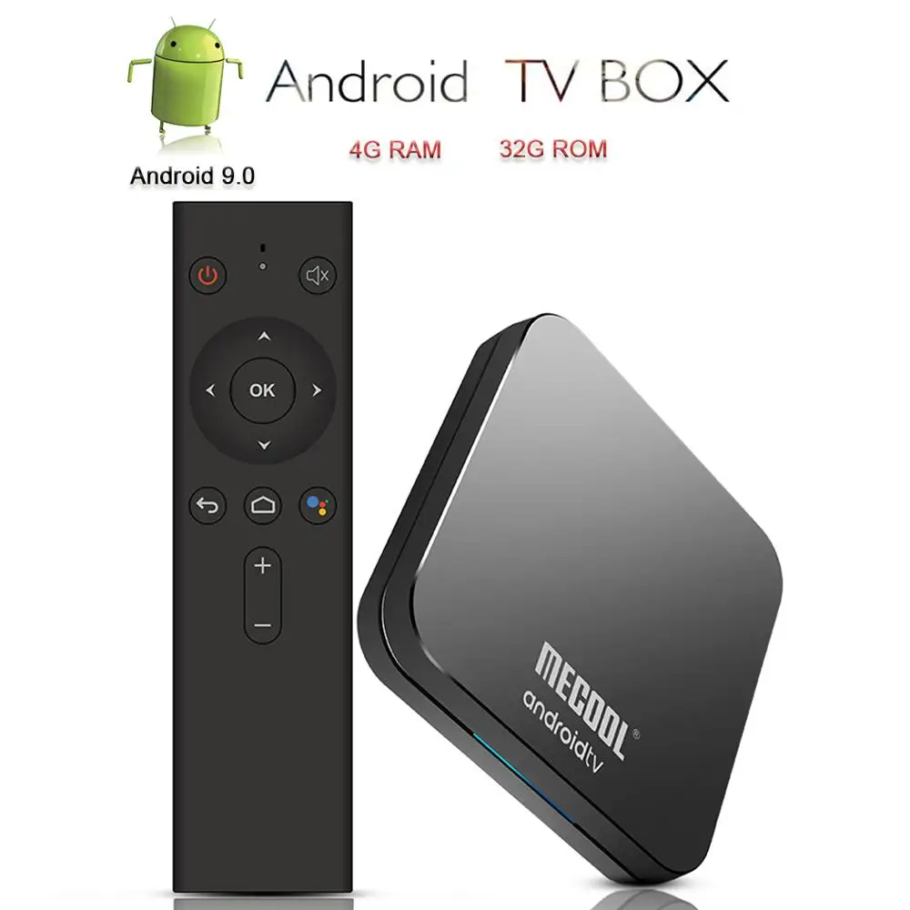 Mecool Android tv Box KM9 Pro Google Сертифицированный 4 K IPTV Amlogic S905X2 Смарт ТВ коробка 9 0 DDR4 г 32 2 г/5G
