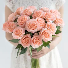 Искусственные розы Ins имитация цветов для дома украшения свадебные розы банкетные вечерние сушеные цветы свадебные цветы