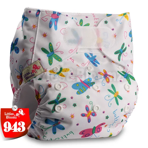[Littles&Bloomz] Детские Моющиеся Многоразовые, настоящая стандартная ткань, застежка-липучка, карман для подгузников, пеленки, обертывание, подходит для рождения в горшке - Цвет: 943