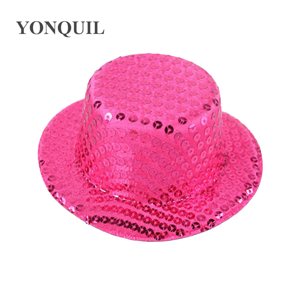 13 см круглые модные блестки Вуалетка основа Millinery головные уборы материал
