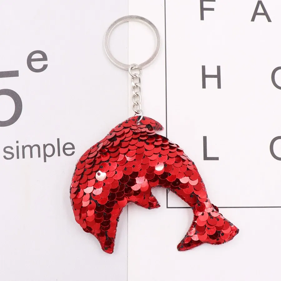 

1PCS Cute Cat Keychain Glitter Pompon Sequins Key Ring Gifts Women Decorative Charms Car Bag Accessories Key Chain