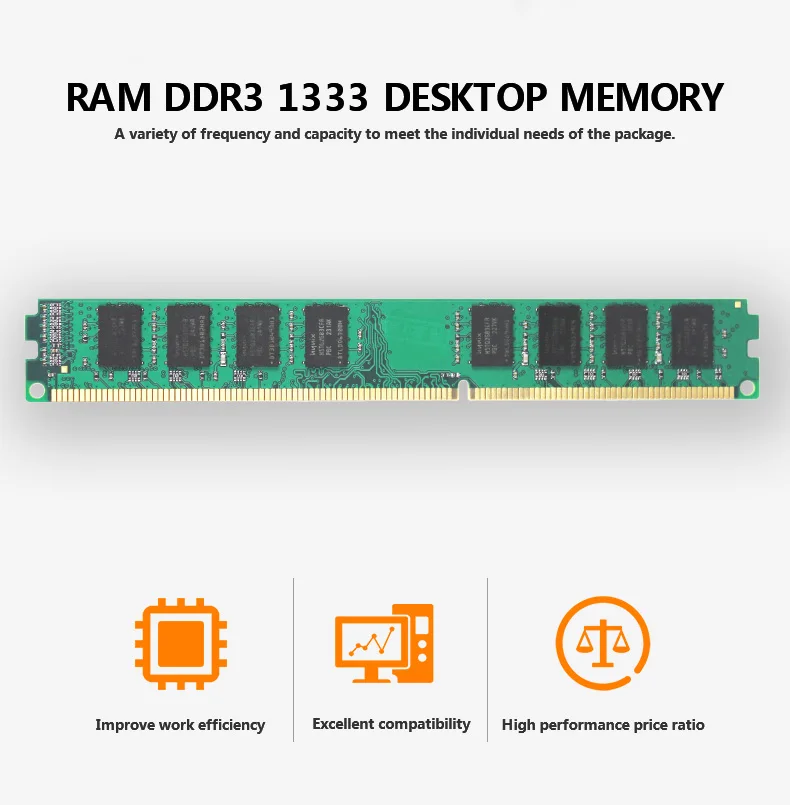 Абсолютно DDR3 1333 4G Настольный Память ram DIMM