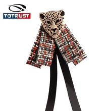 Винтажный галстук-бабочка Lepord, Женский галстук-бабочка, форменный значок, вечерние галстуки Gravatas, модные клетчатые галстуки-бабочки, подарки для девушек