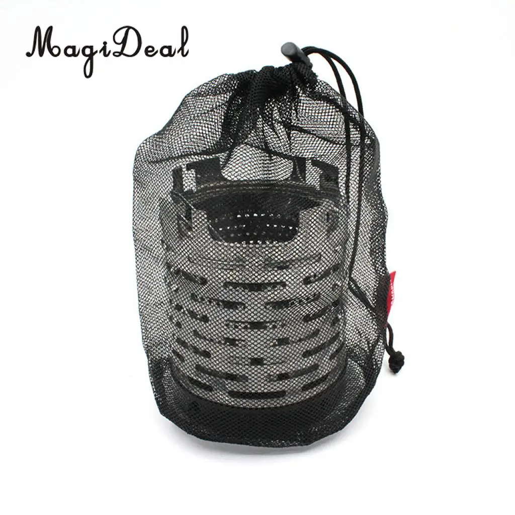 None Ultralight Mesh Stuff Sack Drawstring Storage Bag for Travel Camping Hiking, Outdoor Portable Polyester Pouch